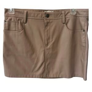 NEW Kensie Vegan Leather Mini Skirt Size 10/30